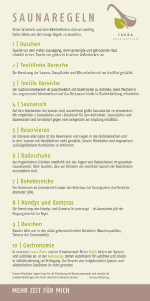 Saunaregeln