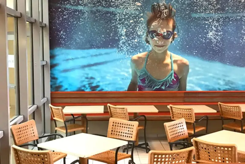 Schwimmbad Gastronomie blubb