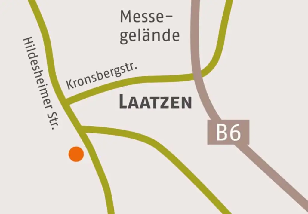 Anfahrtsskizze zum aquaLaatzium